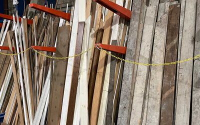 Save 25% on surplus and salvaged lumber, trim, and stair parts!