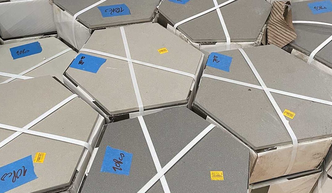 Save 25% on surplus tile at our reuse warehouse!