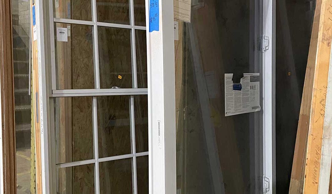 Save 25% on surplus and salvaged windows and window treatments