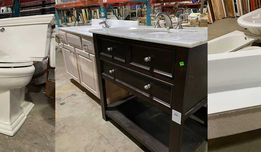 25% off modern and vintage salvaged bathroom fixtures
