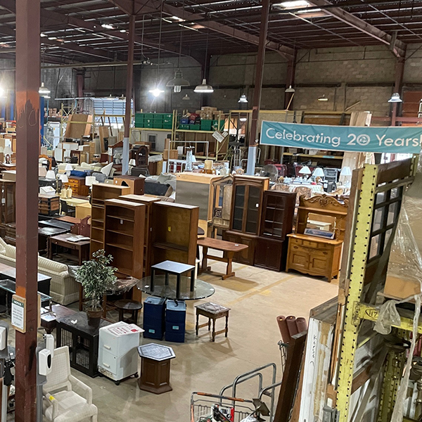 salvaged furniture