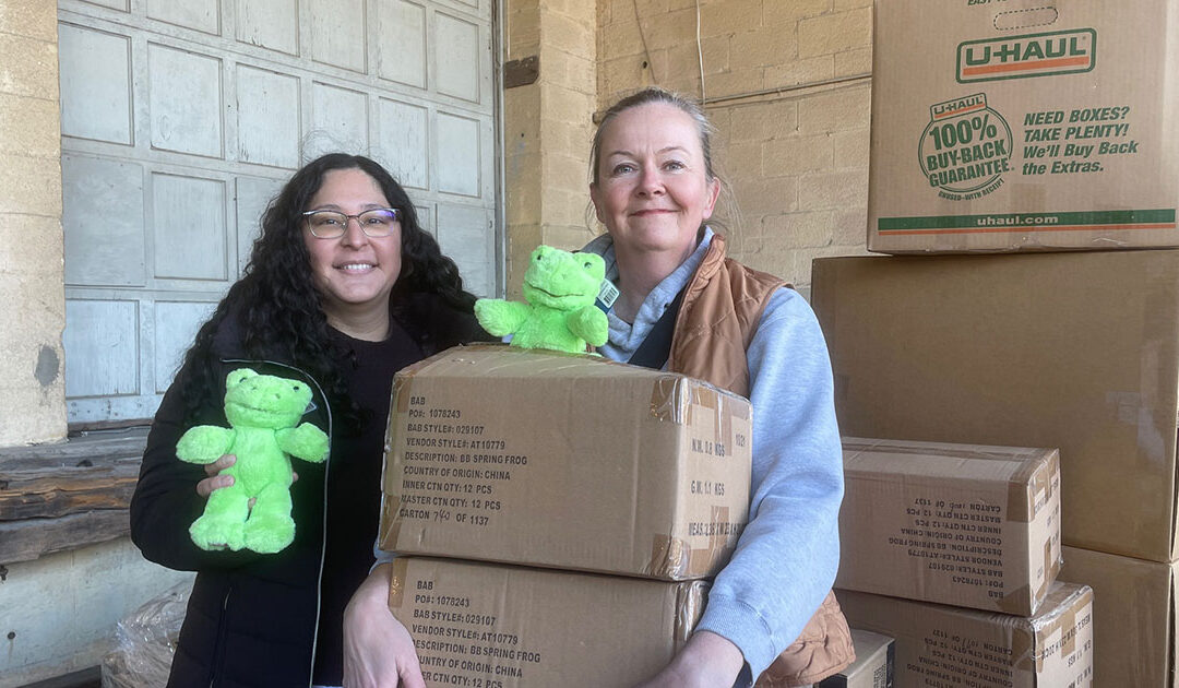 Toy donation provides a gift of play and possibility