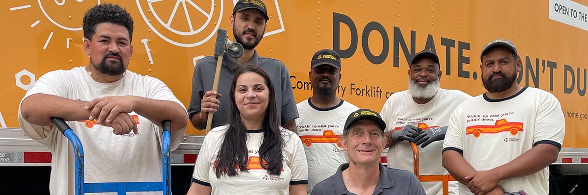 material donations pickup team